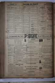 Página do jornal Correio do Ceará de março de 1927