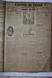 Página do jornal Correio do Ceará de março de 1927