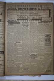 Página do jornal Correio do Ceará de março de 1927