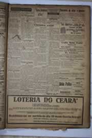 Página do jornal Correio do Ceará de março de 1927