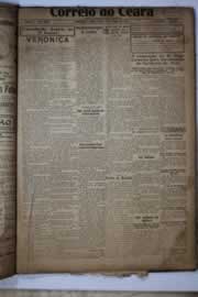 Página do jornal Correio do Ceará de março de 1927