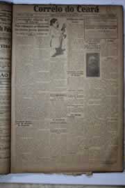 Página do jornal Correio do Ceará de março de 1927