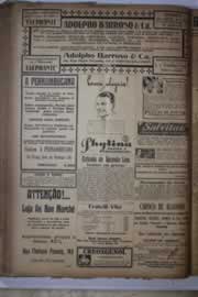 Página do jornal Correio do Ceará de março de 1927