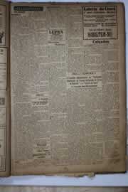 Página do jornal Correio do Ceará de março de 1927