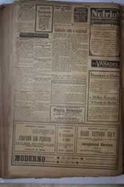 Página do jornal Correio do Ceará de março de 1927