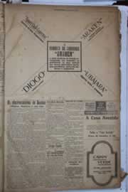 Página do jornal Correio do Ceará de janeiro de 1928
