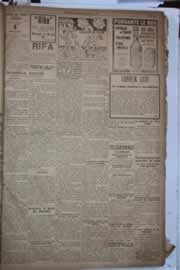 Página do jornal Correio do Ceará de janeiro de 1928