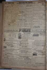 Página do jornal Correio do Ceará de janeiro de 1928