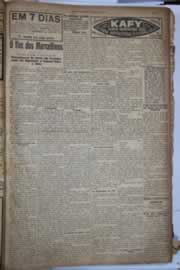 Página do jornal Correio do Ceará de janeiro de 1928