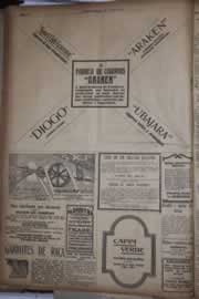 Página do jornal Correio do Ceará de janeiro de 1928