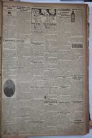 Página do jornal Correio do Ceará de janeiro de 1928