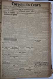 Página do jornal Correio do Ceará de janeiro de 1928