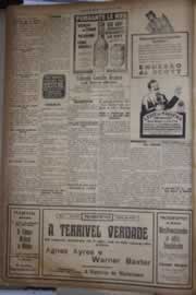Página do jornal Correio do Ceará de janeiro de 1928