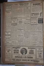 Página do jornal Correio do Ceará de janeiro de 1928