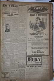 Página do jornal Correio do Ceará de janeiro de 1928