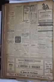 Página do jornal Correio do Ceará de janeiro de 1928