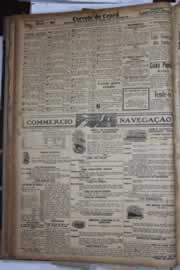 Página do jornal Correio do Ceará de janeiro de 1928