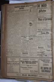 Página do jornal Correio do Ceará de janeiro de 1928