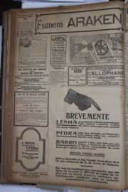 Página do jornal Correio do Ceará de janeiro de 1928