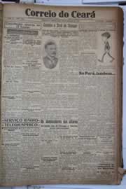 Página do jornal Correio do Ceará de janeiro de 1928