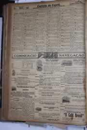Página do jornal Correio do Ceará de janeiro de 1928