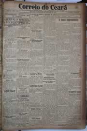 Página do jornal Correio do Ceará de janeiro de 1928