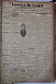 Página do jornal Correio do Ceará de janeiro de 1928