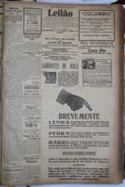 Página do jornal Correio do Ceará de janeiro de 1928