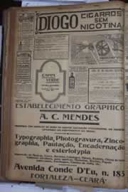 Página do jornal Correio do Ceará de janeiro de 1928