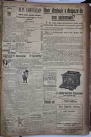 Página do jornal Correio do Ceará de janeiro de 1928