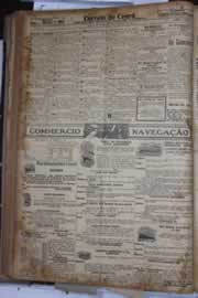 Página do jornal Correio do Ceará de janeiro de 1928