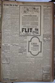 Página do jornal Correio do Ceará de janeiro de 1928