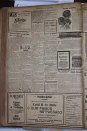 Página do jornal Correio do Ceará de fevereiro de 1928