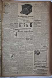 Página do jornal Correio do Ceará de fevereiro de 1928