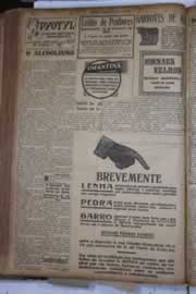 Página do jornal Correio do Ceará de fevereiro de 1928