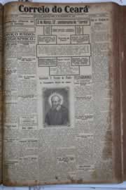 Página do jornal Correio do Ceará de fevereiro de 1928