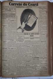 Página do jornal Correio do Ceará de março de 1928