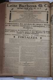 Página do jornal Correio do Ceará de março de 1928