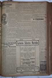 Página do jornal Correio do Ceará de março de 1928