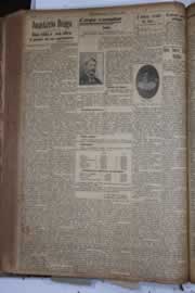 Página do jornal Correio do Ceará de março de 1928
