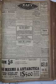 Página do jornal Correio do Ceará de março de 1928