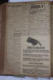 Página do jornal Correio do Ceará de março de 1928