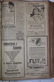 Página do jornal Correio do Ceará de março de 1928