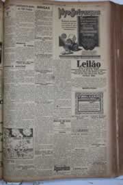 Página do jornal Correio do Ceará de março de 1928