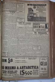 Página do jornal Correio do Ceará de março de 1928