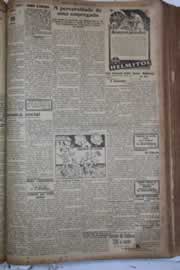 Página do jornal Correio do Ceará de março de 1928
