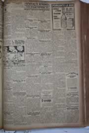 Página do jornal Correio do Ceará de março de 1928