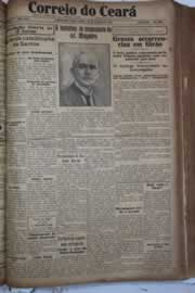 Página do jornal Correio do Ceará de março de 1928
