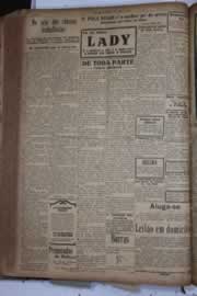 Página do jornal Correio do Ceará de março de 1928