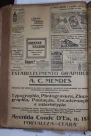 Página do jornal Correio do Ceará de março de 1928